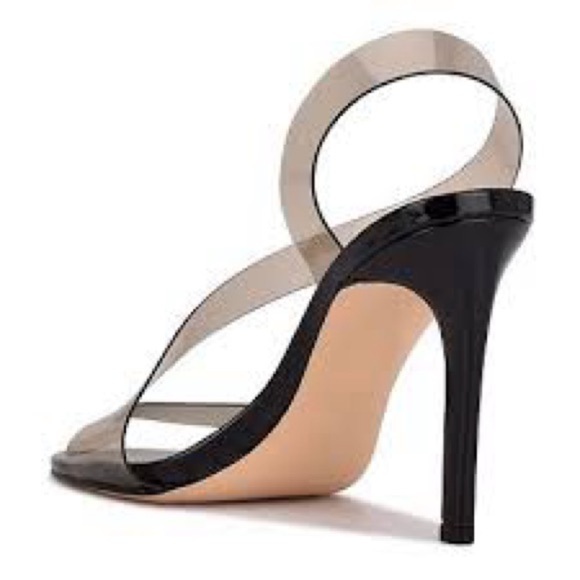 Nine West Elegant Black Jelly Heels - Picture 3 of 3